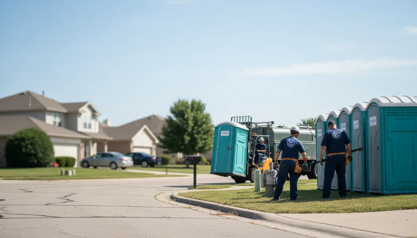 Porta Potty Rental in Oakwood, OK near me